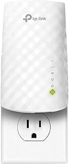 TP-Link AC750 WiFi Range Extender - Dual Band Cloud App Control Up to 750Mbps, One Button Setup Repeater, Internet Booster, Access Point Smart Home & Alexa Devices (RE220) (Renewed)