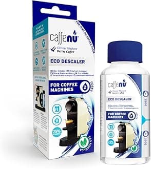 CaffenuUniversal Coffee Machine Descaler. 200ml Nespresso Compatible Descaler Kit. Dolce Gusto, Melitta, Gaggia Compatible. Removes Limescale and Provides Hotter Coffee. 2 Doses