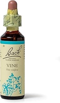 Bach Original Flower Remedies Vine, Live & Let Live, Motivate & Inspire, Emotional Wellness, Natural Flower Essence, 20ml