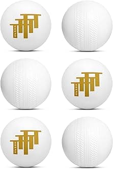 Troft Plastic Ball White Non Toxic (Pack of 6 | 80 Gm Per Ball)
