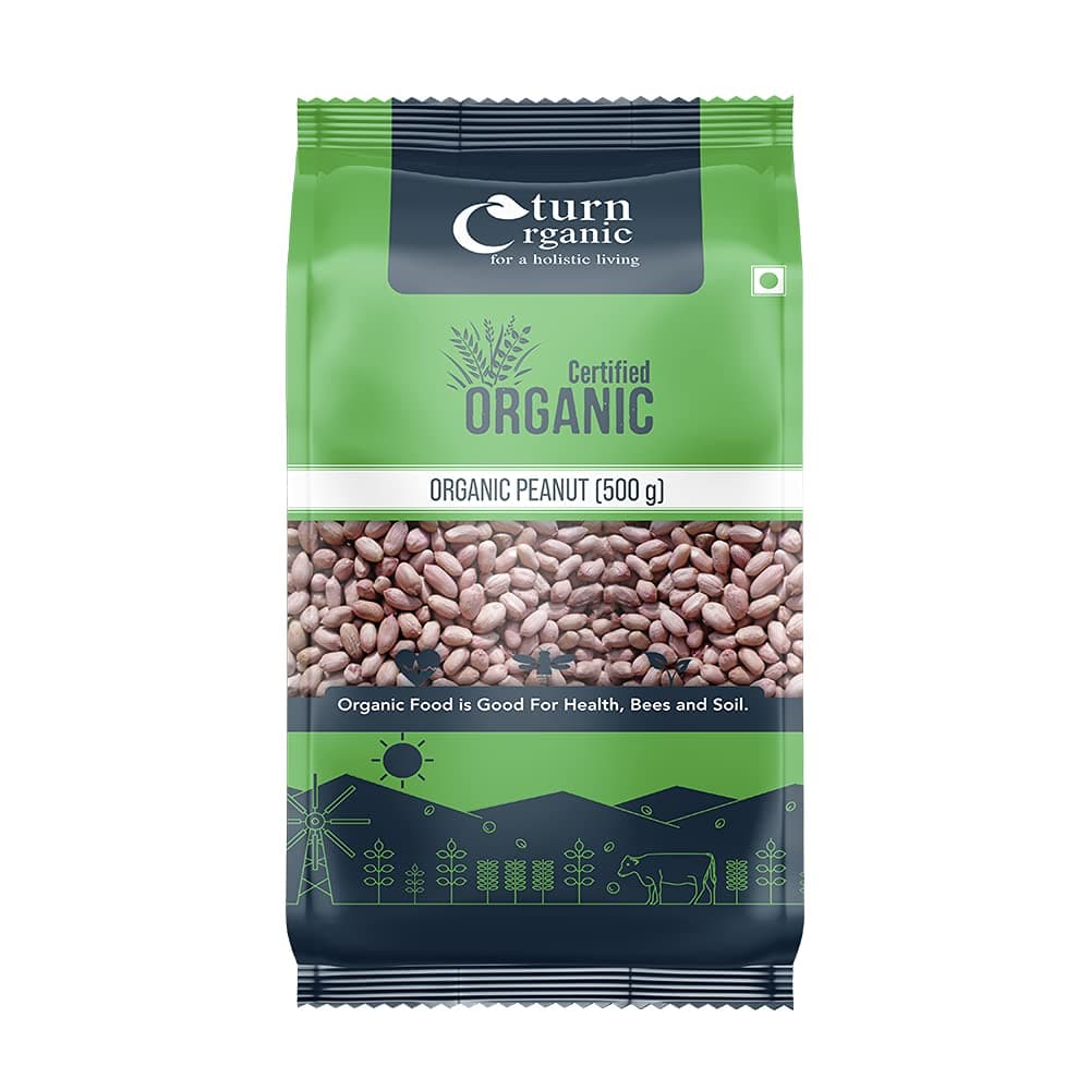 Organic Peanuts, 500g