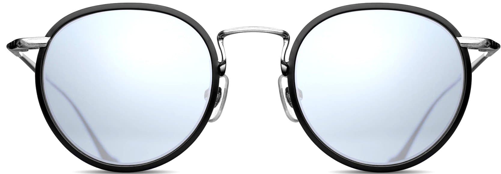 Matsuda M3058 silver black eyeglasses