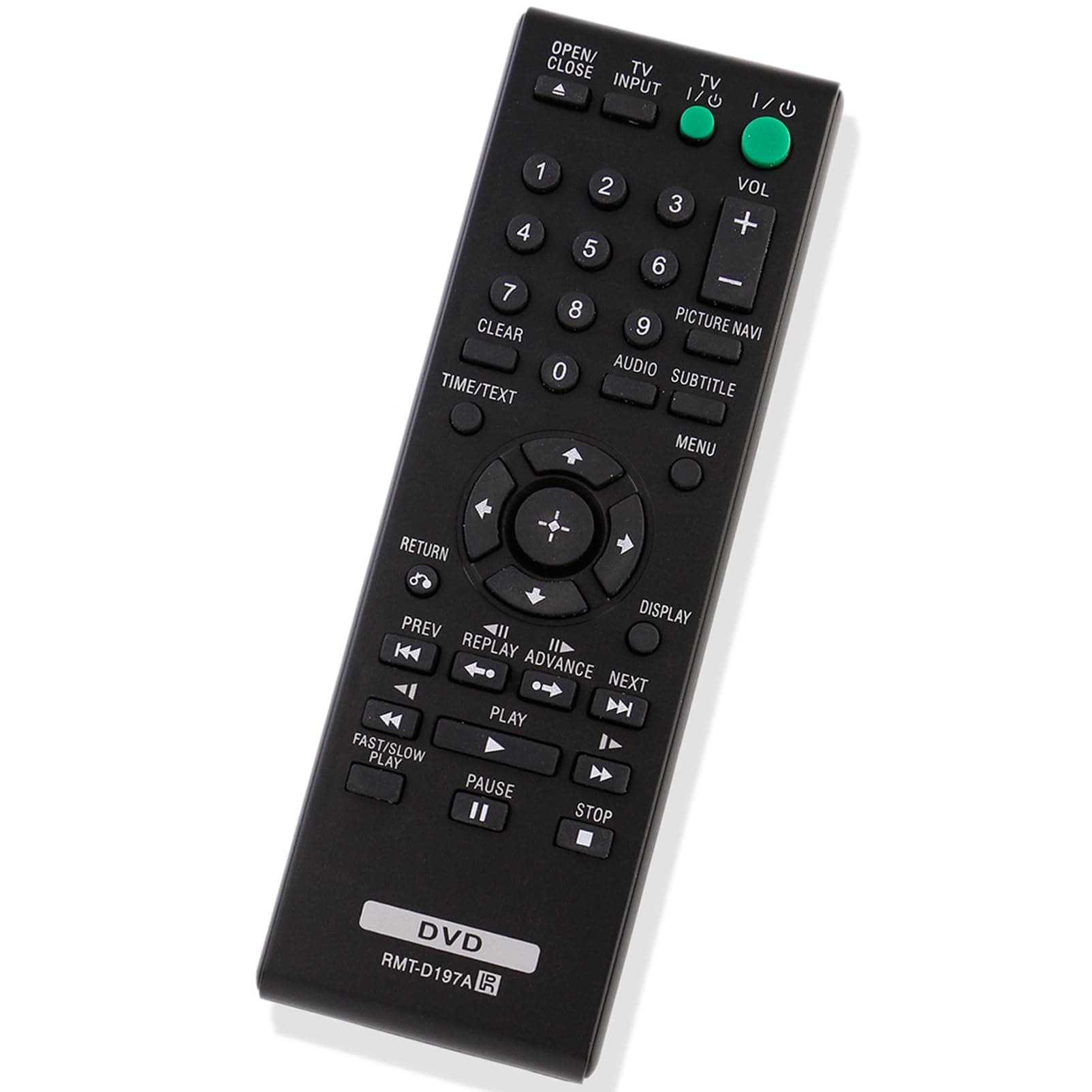 RMT-D197A Replace Remote Control fit for Sony DVD Player DVP-SR510H DVP-SR210P DVP-SR510 DVP-SR210 DVP-SR201P DVP-SR405P RMTD197A DVPSR510H DVPSR210P DVPSR510 DVPSR210 DVPSR201P DVPSR405P