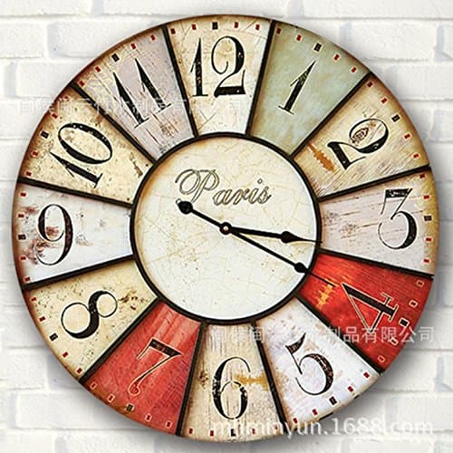 Chic Large Retro Digital Vintage Style Giant Wall Clock