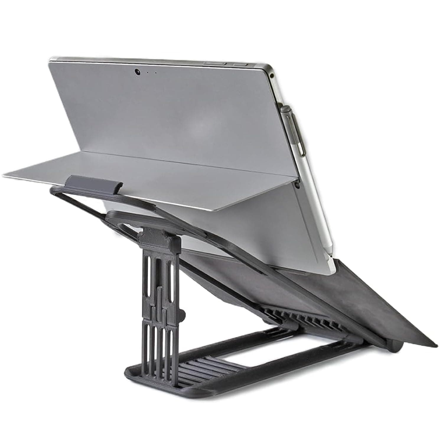 Surface PRO Stand: Lift Your Surface with Keyboard Attached - Reduce Neck Pain, Improve Camera Angle, Portable, Adjustable, Easy to Use