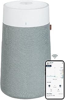 Blue Max 3250i Smart WiFi Air Purifier, HEPASilent Combination Filter Up To 48m² Rooms Removes 99.97% Pollen, Dust, Mould, Bacteria, Viruses | Activated Carbon Reduces VOCs, Odours