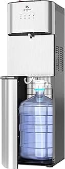 Avalon B3BLOZONEWTRCLR Limited Edition Self Cleaning Water Cooler Water Dispenser - 3 Temperature Settings - Hot, Cold & Room Water, Durable Stainless Steel Construction, Bottom Loading - UL/Energy Star Approved