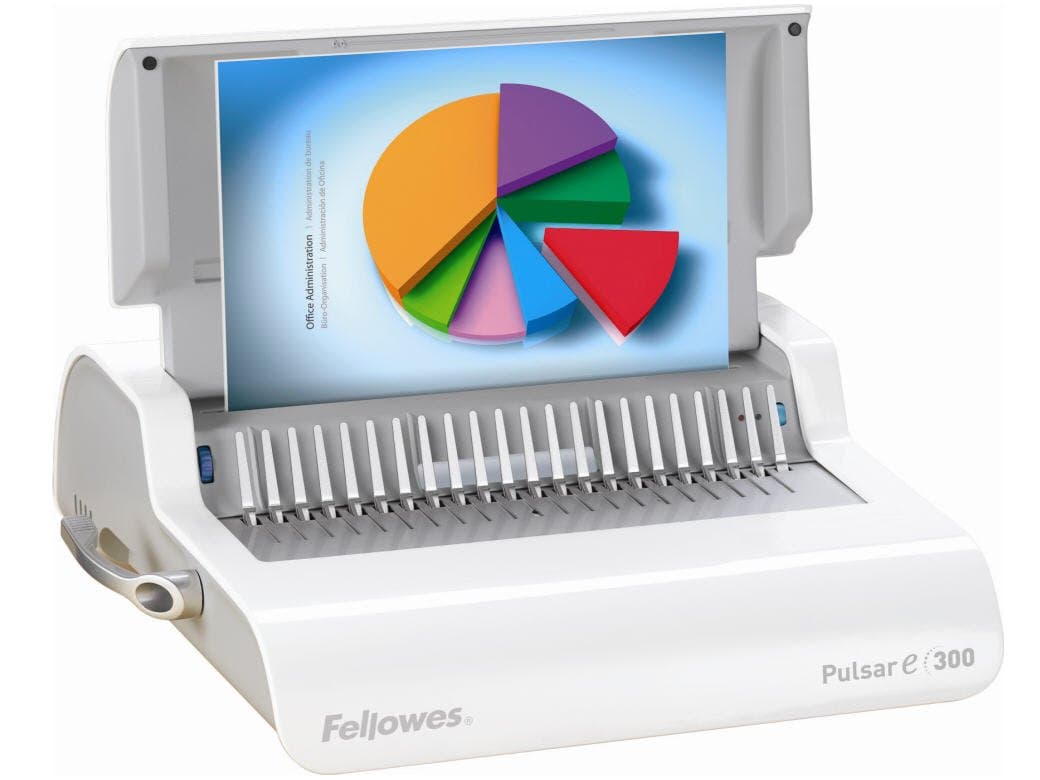 Fellowes Pulsar E 300 - Electric binding machine - comb - max diameter: 1.5 in - max width: 8.3 in - punching: 20 sheets - binding: 300 sheets