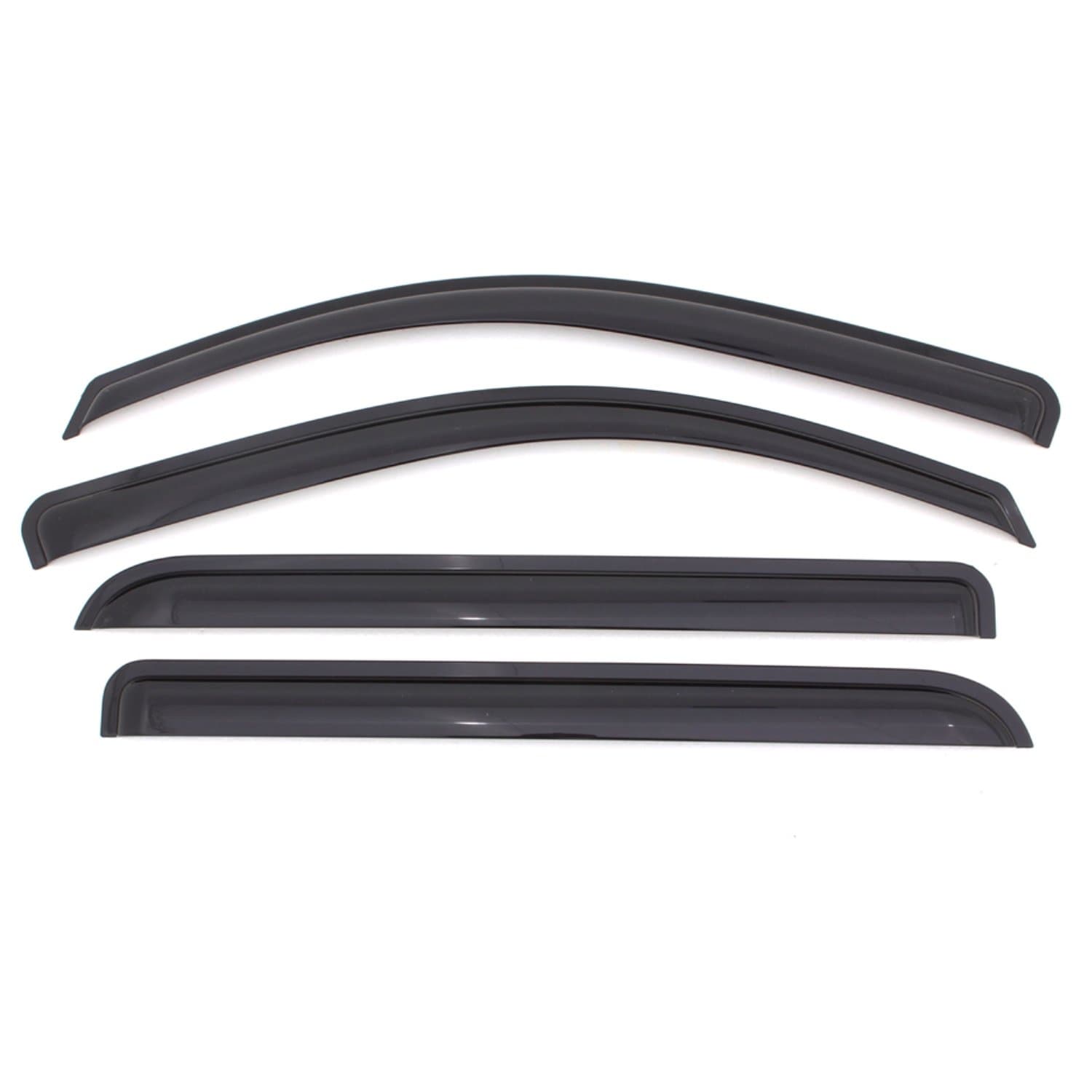 [AVS] Outside Mount Rain Guards for 2007 - 2014 Ford Edge; 2007 - 2015 Lincoln MKX | Window Vent Visors, 4 pcs. - Smoke | 94141