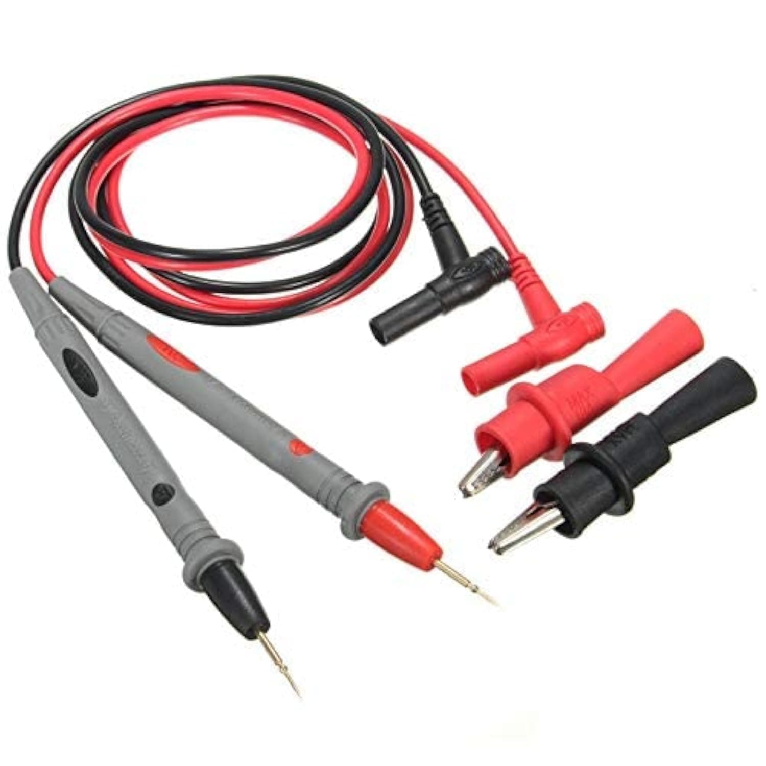 1000V 20A Probe Test Lead + Clips Clamp Cable Wire Test For Multi Meter Tester Digital Multimeter