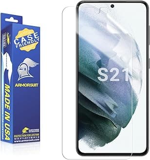 ArmorSuit 2 Pack for Samsung Galaxy S21 (6.2-INCH) 2021 Screen Protector Case Friendly MilitaryShield HD Clear Film - Made in the USA