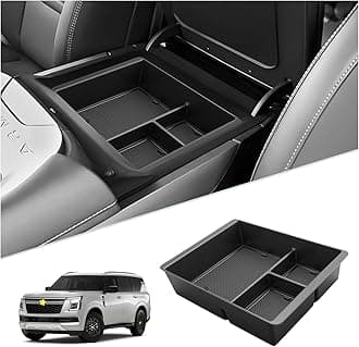 SKTU for 2025 2026 Nissan Armada Accessories Center Console Organizer for 2025 2026 Nissan Armada (SV/SL/Platinum/Pro-4X/Platinum Reserve) Console Tray Armada Middle Console Tray Durable