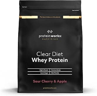 Protein Works - Clear Diet Whey Protein Isolate | Refreshing High Protein Shake | Zero Sugar & Fat | 82 Calories Per Shake | 20 Servings | Sour Cherry & Apple | 500g