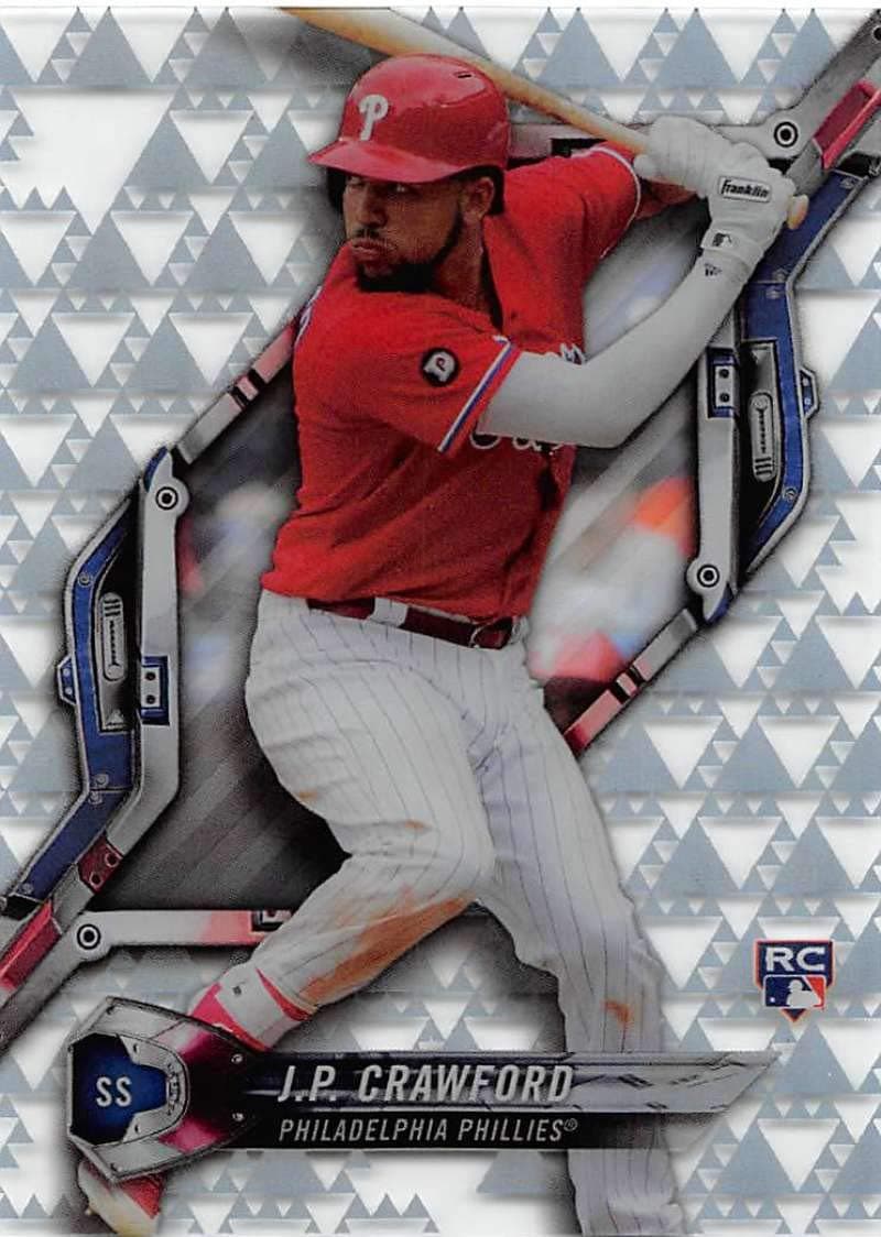 2018 Topps High Tek Pattern 3#HT-JC J.P. Crawford Philadelphia Phillies RC Rookie Card Official MLB Baseball Trading Card in Raw (NM or Better)