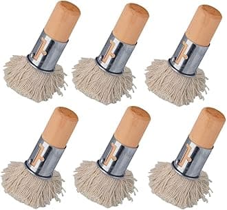 JapanBargain Cooking Oil Brush, Takoyaki, Teppanyaki, BBQ, Grill, Pastry, Set of 6, 2461x6