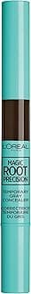 L’Oreal Paris Magic Root Precision Temporary Gray Hair Color Concealer Brush, 4 Dark Brown, 0.05 fl; oz.