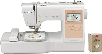 Brother LB5500 Combo Sewing and Embroidery Machine, and SAEMB7511 100-Piece 75/11 Embroidery Needles