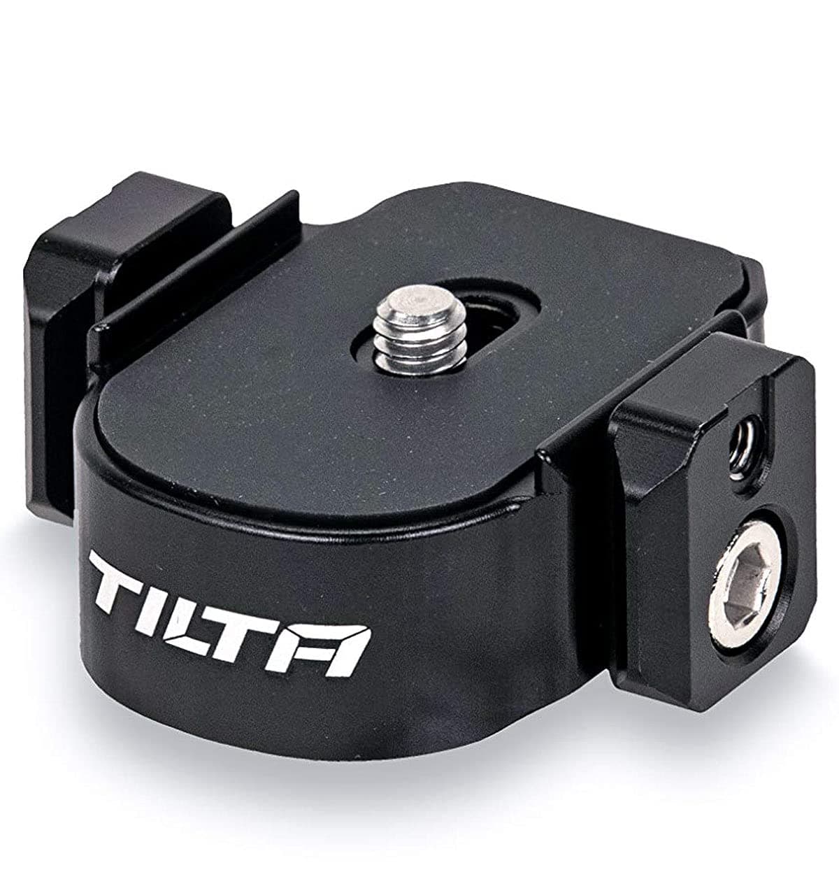 Tilta Battery Handle Base Accessory Mount Compatible with DJI RS2, RS4, RS5 | NATO Rail & 1/4"-20 Threads