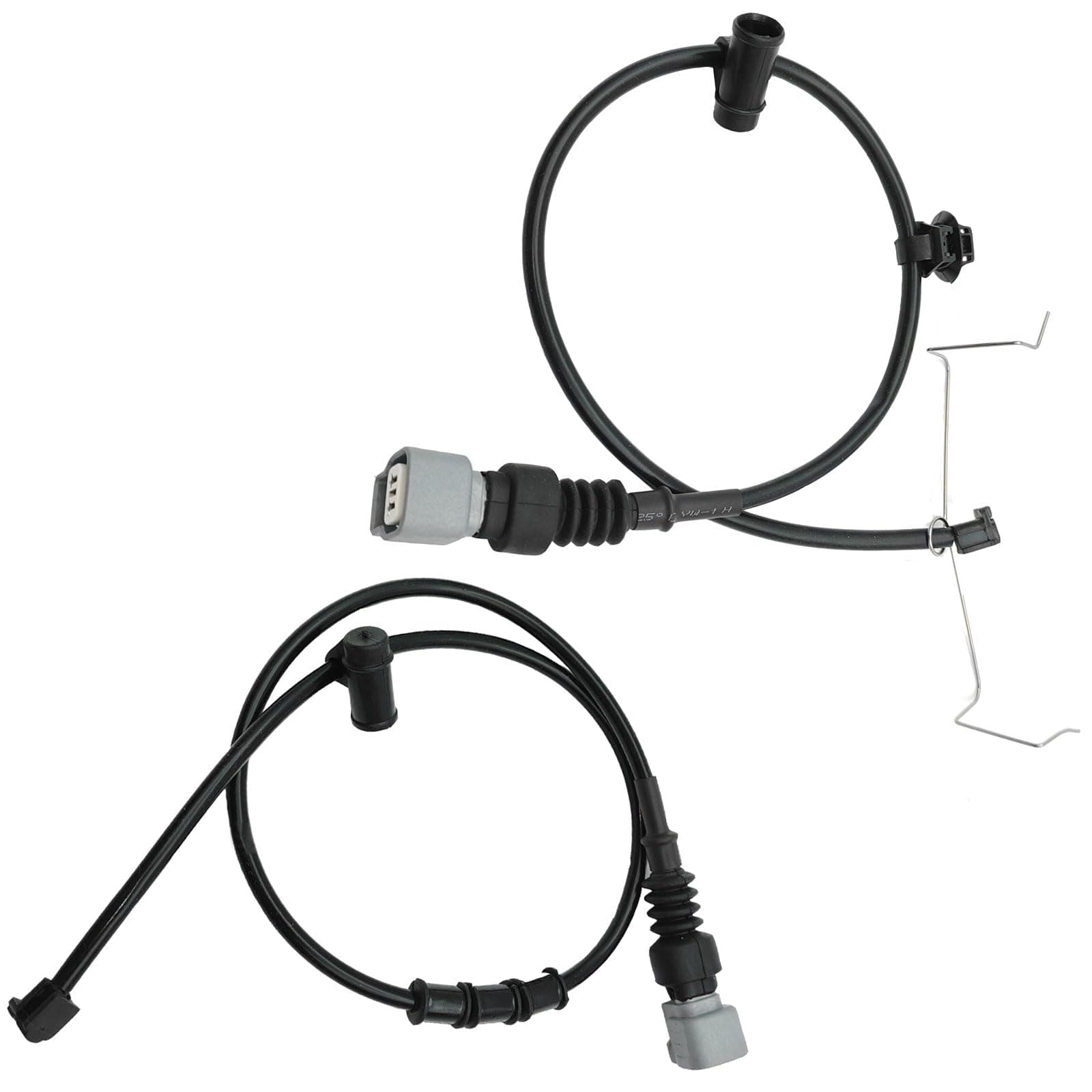 Front and Rear Brake Pad Sensor Kit for Lexus LS460 2007-2017, for Lexus LS600h 2008-2016 Brake Wear Pad Sensors Replacement# 4777050080 + 4777050090, Set of 2