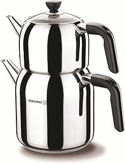 Korkmaz Kappa Mega Tea Pot Set Caydanlik Takimi Teapot Set A079-01