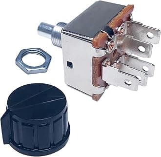 3159722 Rotary AC AIR Conditioning 3 Speed Blower Switch Universal 'INDAK' Compatible-Four Seasons 35702 MEI 1151 Honda 00091-31511 Red Dot 71R1150 Freightliner INM2G754A Kenworth 71R1150