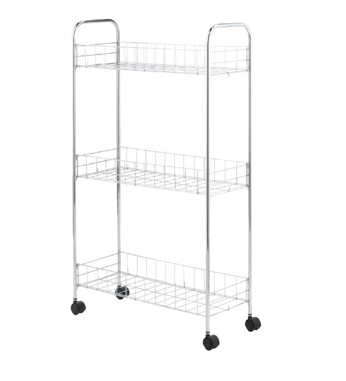 HOME 3 Tier Slim Kitchen Trolley