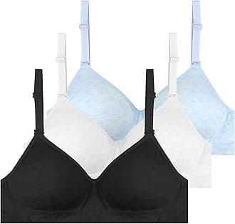 Phennie's Big Girls Cotton Training Bras Kids Wireless Light Padded for Teens 10-18 Years