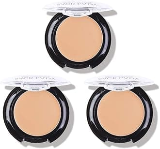 3 Pack Full Coverage Concealer Cream Makeup, Waterproof Matte Smooth Concealer Corrector for Dark Spot Under Eye Circles/Blemishes (3×5g/0.18Oz, #30 Light Natural)