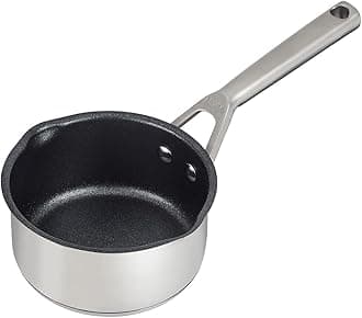 Ninja Foodi Zerostick Stainless Steel Milk Pot 14 cm [C60214EU] Non-Stick Coating, Induction Compatible, Dishwasher Safe