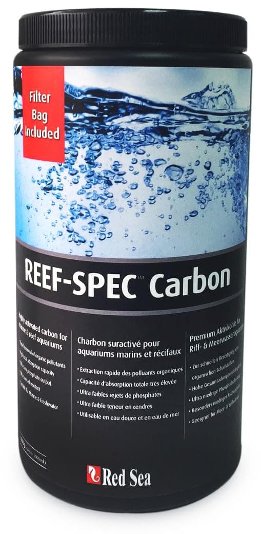 Reef Spec Carbon - Aquarium Filter Media (2000 Ml/ 64 Oz), Black (37420)