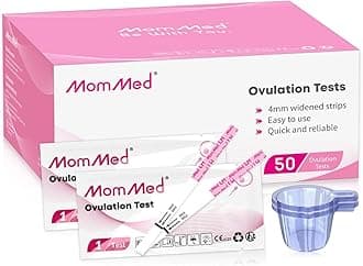 50 LH Ovulation Predictor Kit with 50 Collection Cups for Women