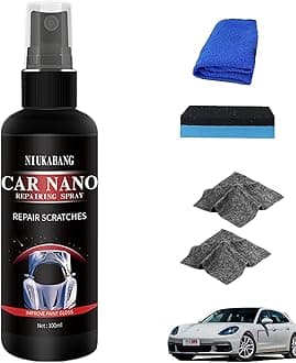 DINNIWIKL Car Scratch Repair Nano Spray, Car Nano Repairing Spray, Polishing Nano Coating Agent, Fast Repairing Scratch Spray - Scratch Removal For All Car Body (100ml-1Pcs)