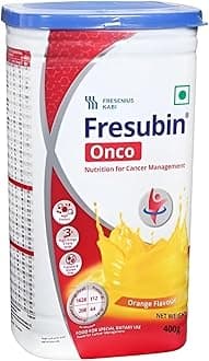 Fre-subin Onco Nutrition Powder, Orange Flavour - High-Calorie, High-Protein Supplement | 400g, Pack of 1