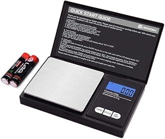(200g 0.01g) - UNIWEIGH Digital Pocket Scale with Back-lit LCD Display, Mini Digital Weighing Scale for Jewellery Coins Reload and Kitchen Scale (200g0.01g)