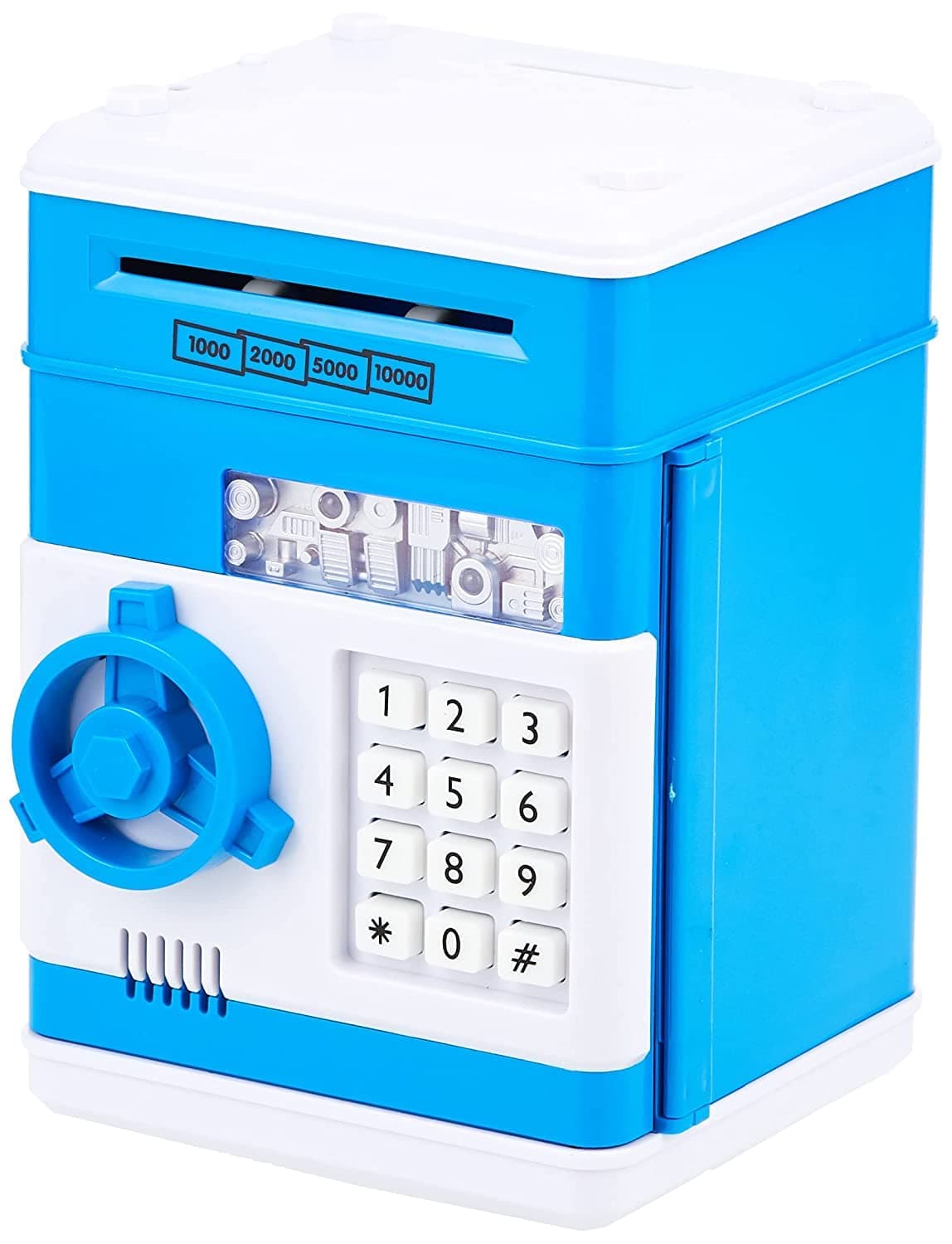 Smart Cash Money Box Form Blue