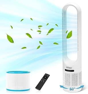 Oscillating Fan Quiet Cooling Standing Fan with Remote