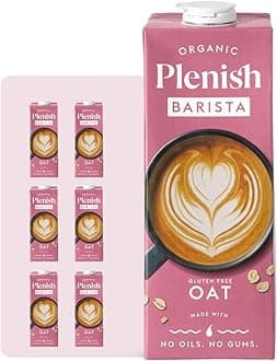 Plenish Barista Organic Oat Drink Long Life, 1L (Pack of 6)