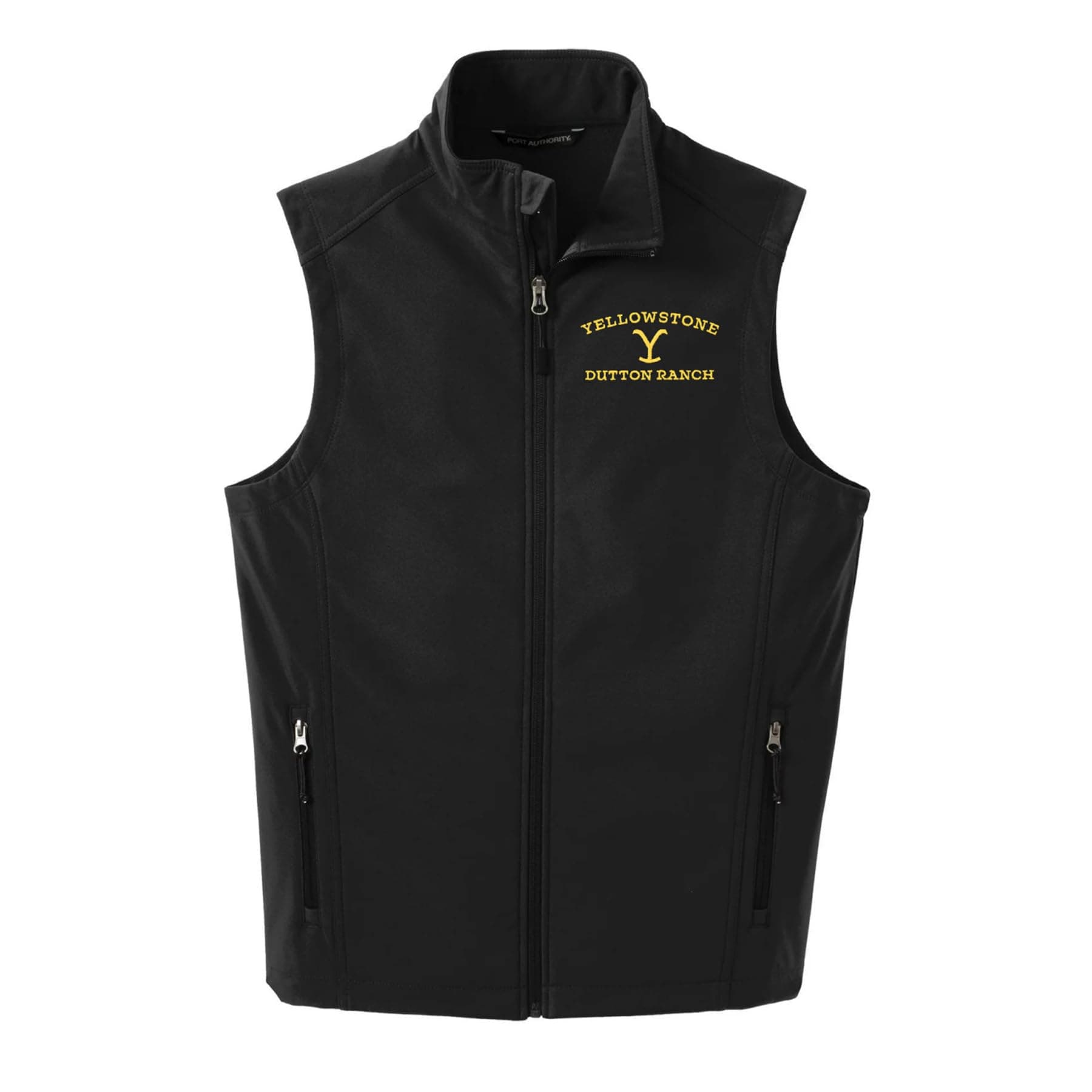 PARAMOUNT NETWORK Yellowstone Dutton Ranch Logo Core Soft Shell Vest