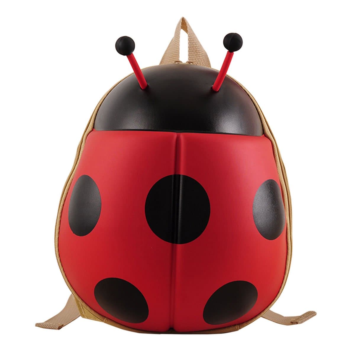 Ushang Ladybird Kid Backpack for Kindergarten Elementary School Red