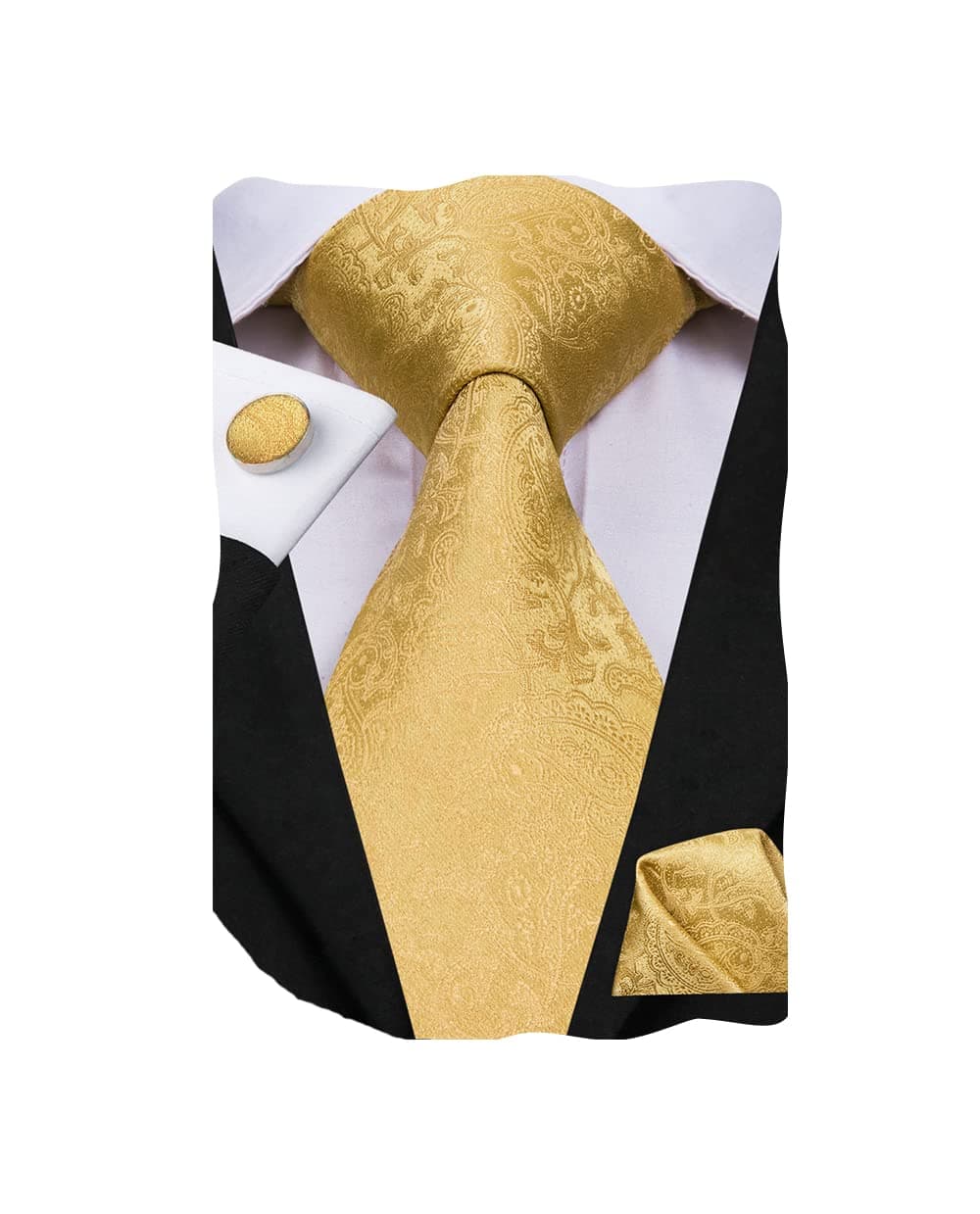 Gold Paisley Ties