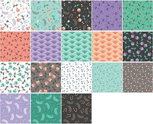 Fat Quarters Bundle - Camelot's Make a Wish Fabric - 18 100% Cotton Fabric, Each 18" x 21"