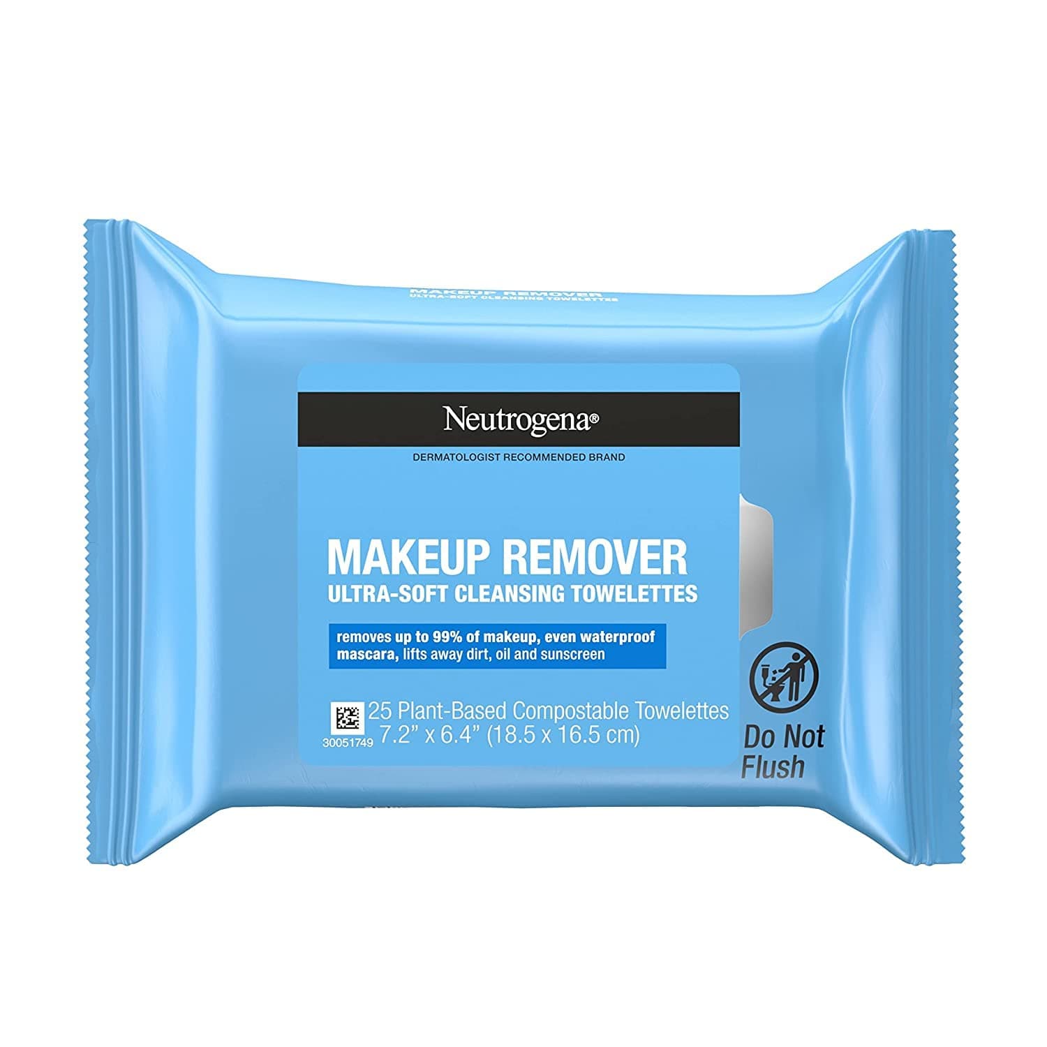 Makeup Remover Cleansing Towelettes, Refill Pack, 25 Count