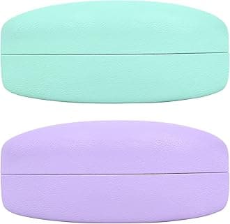 2 PACK Large Hard Shell Sunglasses Case, Protective Case For Sunglasses and Eyeglasses
