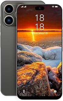Smartphone Unlocked Cell Phone 6.7inch HD Cheap Phones 2GB/16GB Android 10 Straight Talk Phone 5000mAh 128GB Extension Dual Sim Boost Mobile Phones(Black)