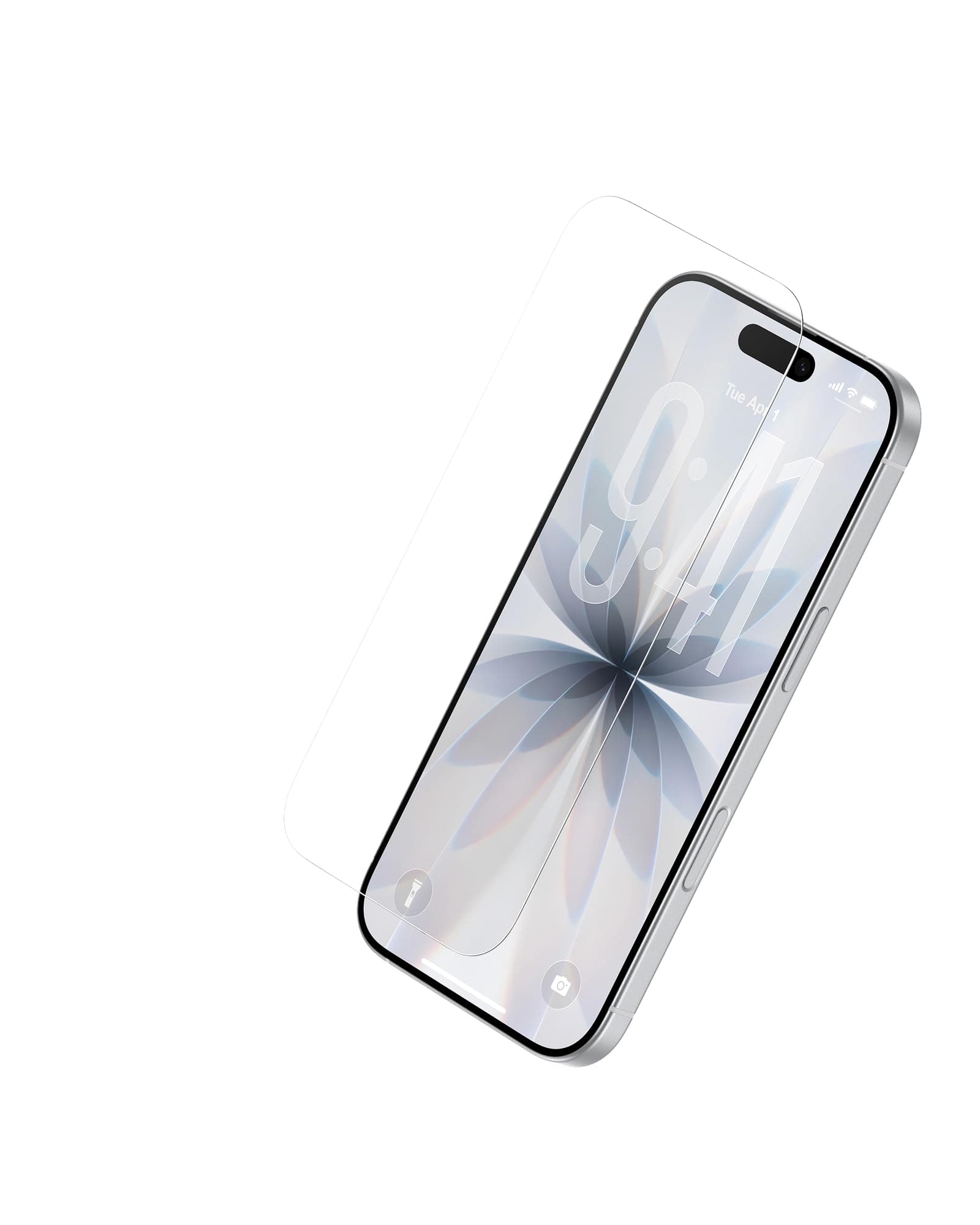 ScreenForce UltraGlass 2 Treated iPhone 17 and iPhone 16 Pro Screen Protector, scratch-resistant, 9H hardness tested glass, slim design, with bubble-free application, full screen coverage