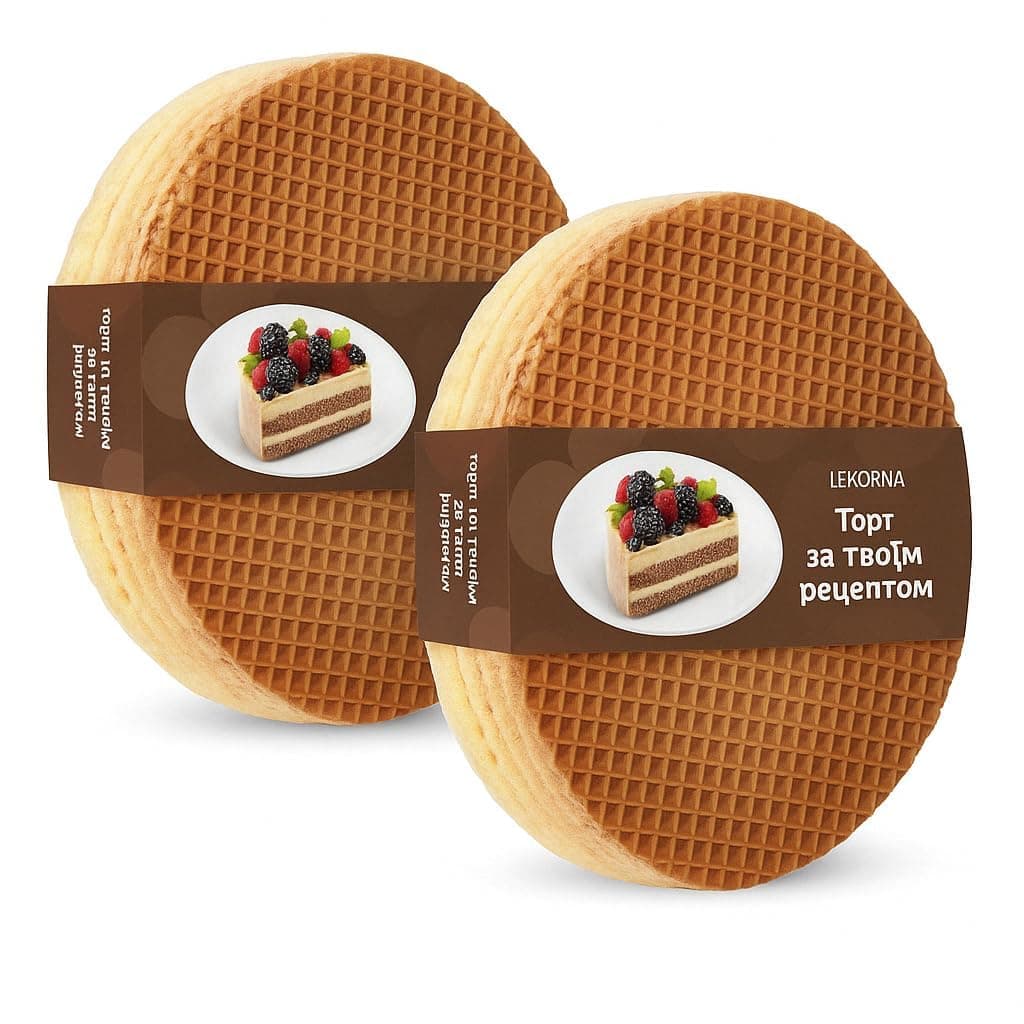 2 pack Tort Wafers Cocoa 80g each