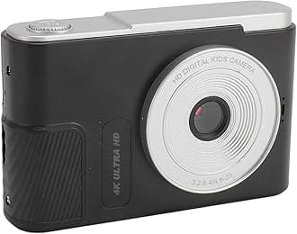 4K Digital Camera - 48MP, 16X Zoom, Vlogging, Compact, CCD, Auto Focus & Beauty