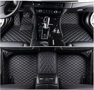 Custom Car Floor Mats Compatible with Mercedes-Benz A B C E G CL CLA CLK CLS ML EQA EQB EQC EQE EQS EQV GLA GLB GLC GLK GLS SLK SL SLC S R AMG GT Waterproof Car Mat (All Black)