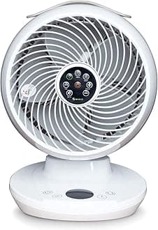 – Meaco MeacoFan 650 Air Circulator, Cooling Fan - Low Energy, Small, Silent Desk Fan for Bedrooms, Desktops and Offices, Oscillating, Portable, Remote Controlled