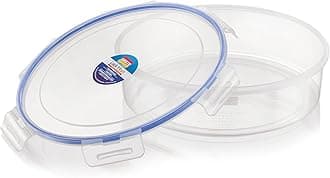 Aristo Lock & Fresh 1100 Multi-Purpose Plastic Containers With Lid For Kitchen Storage Multipurpose Use |Food Grade BPA Free Leak, Clear